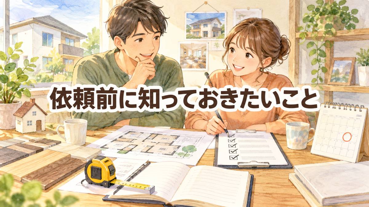 依頼前に知っておきたいこと