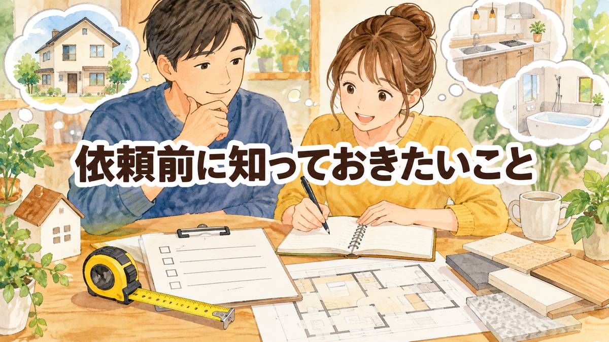 依頼前に知っておきたいこと