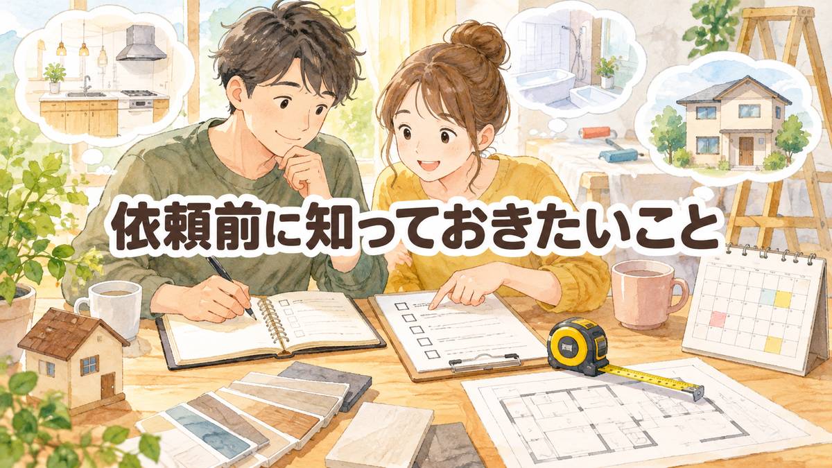 依頼前に知っておきたいこと
