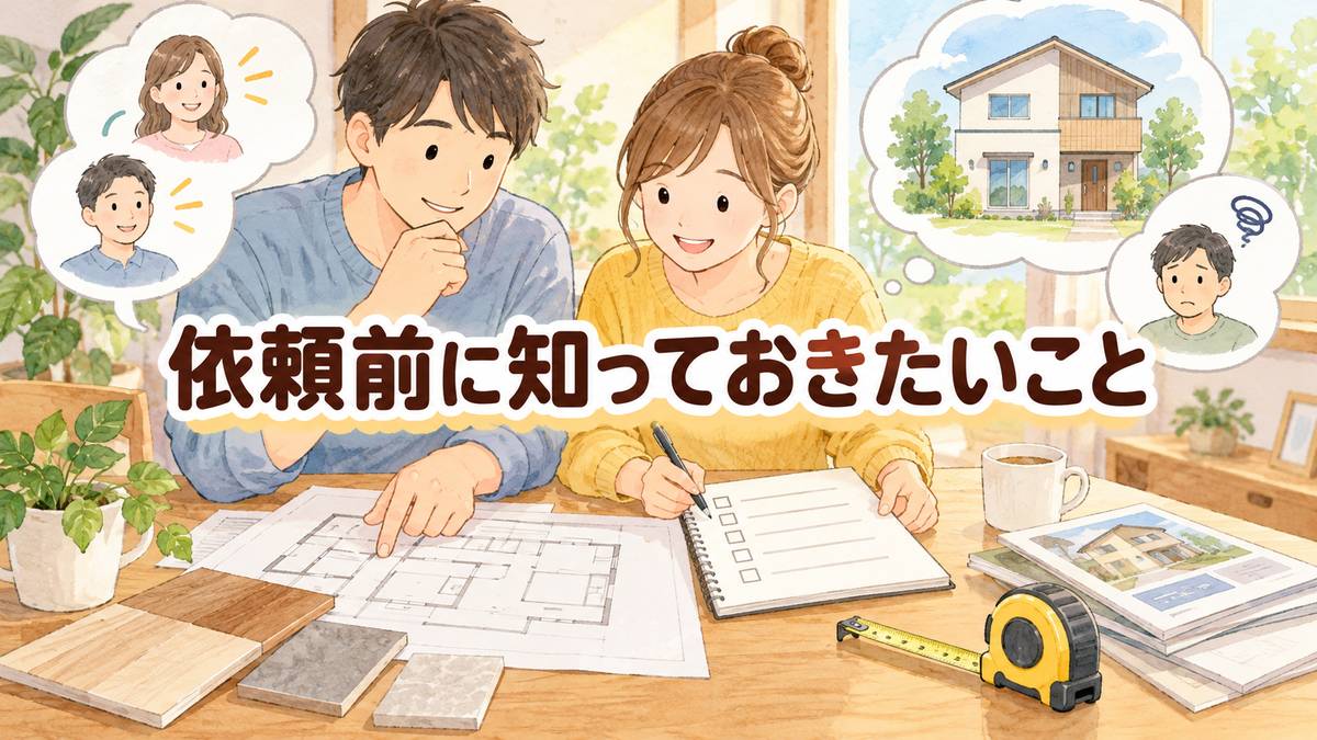 依頼前に知っておきたいこと