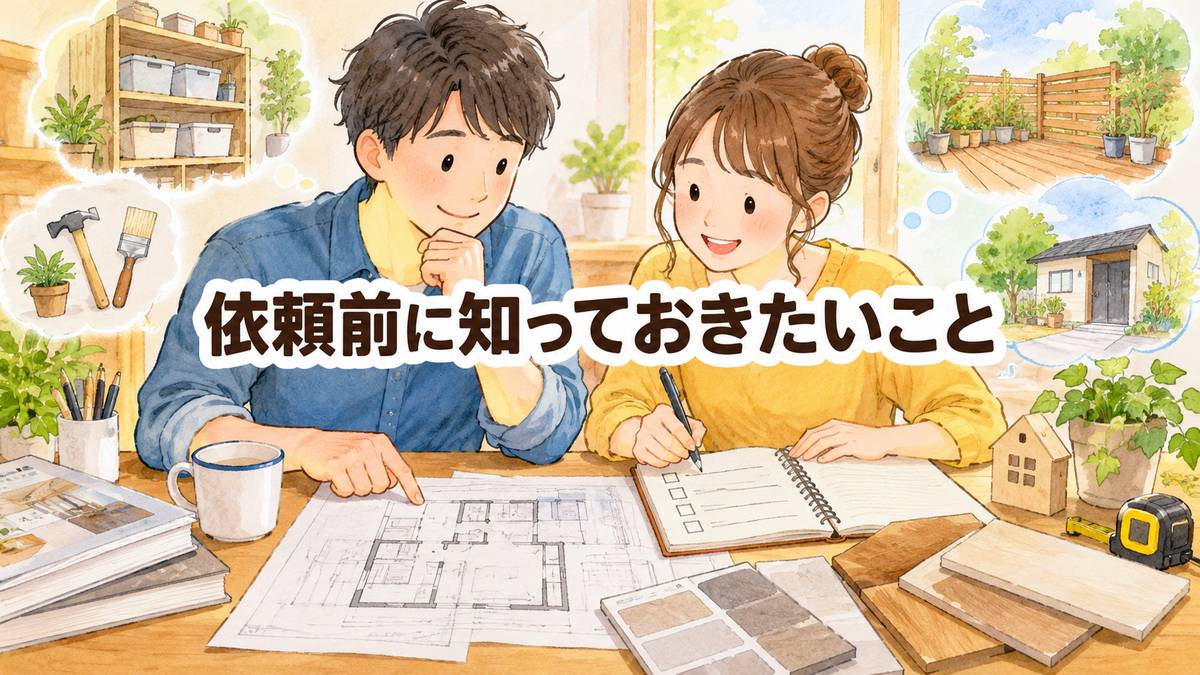 依頼前に知っておきたいこと