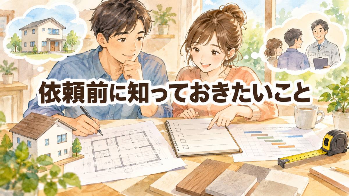 依頼前に知っておきたいこと