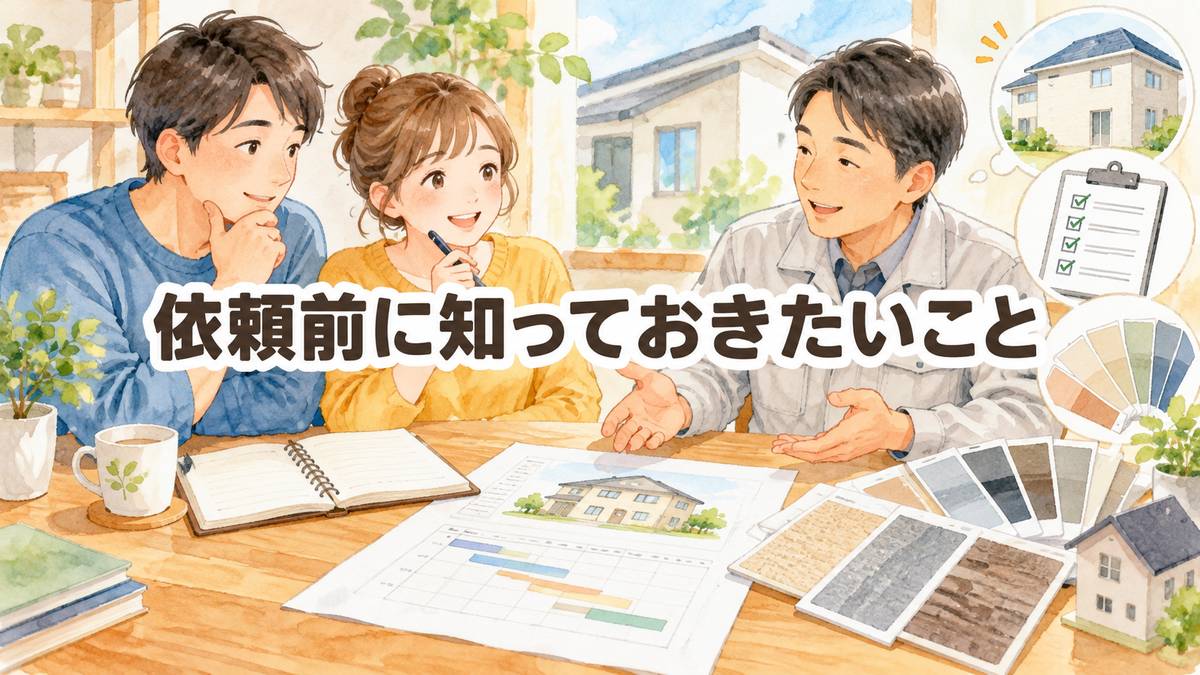 依頼前に知っておきたいこと