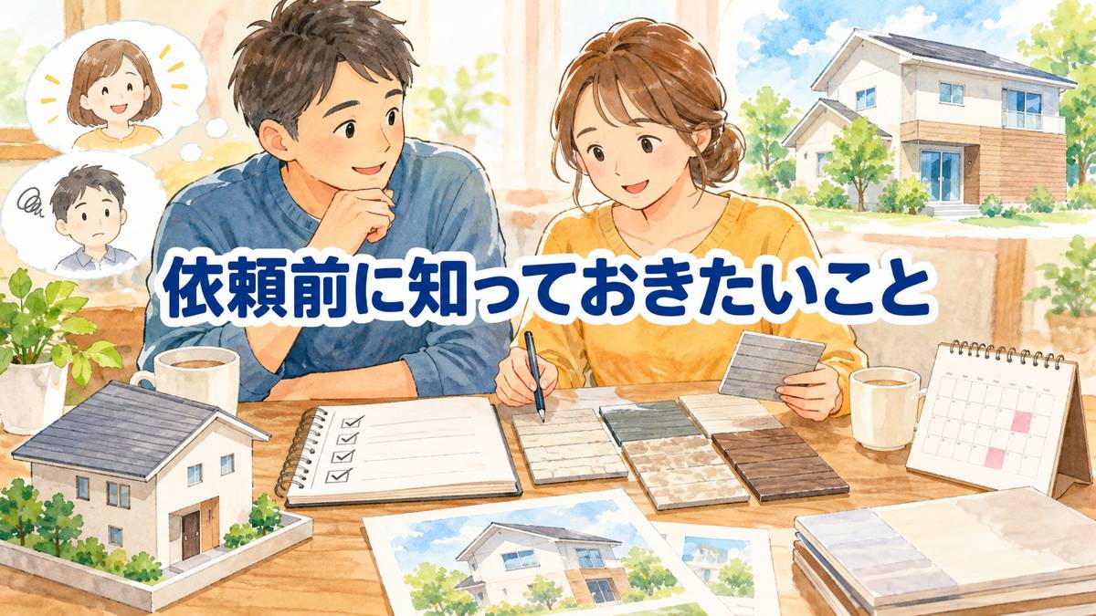 依頼前に知っておきたいこと