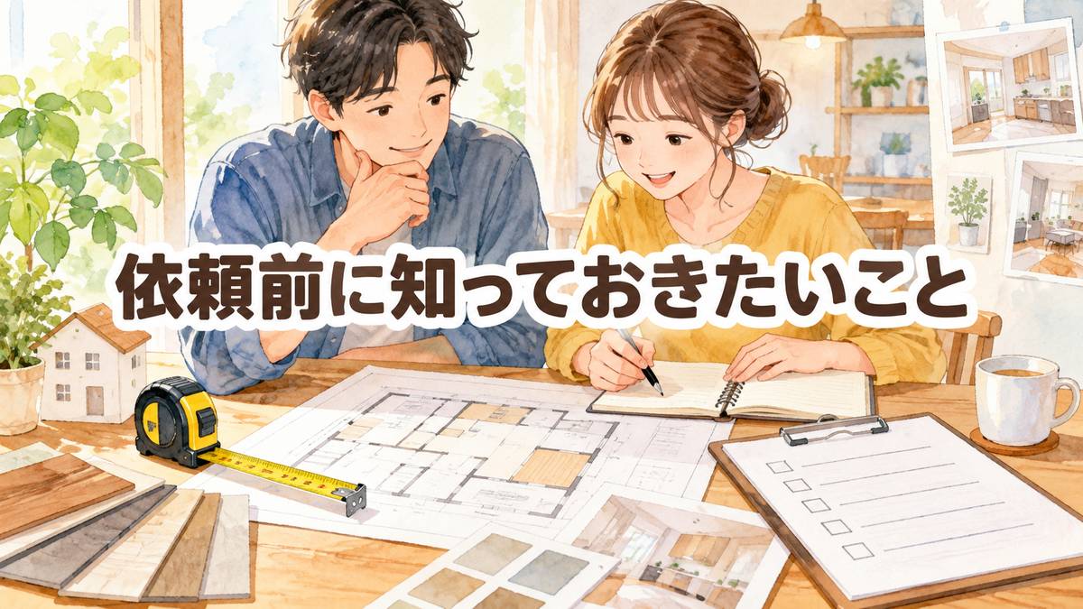 依頼前に知っておきたいこと
