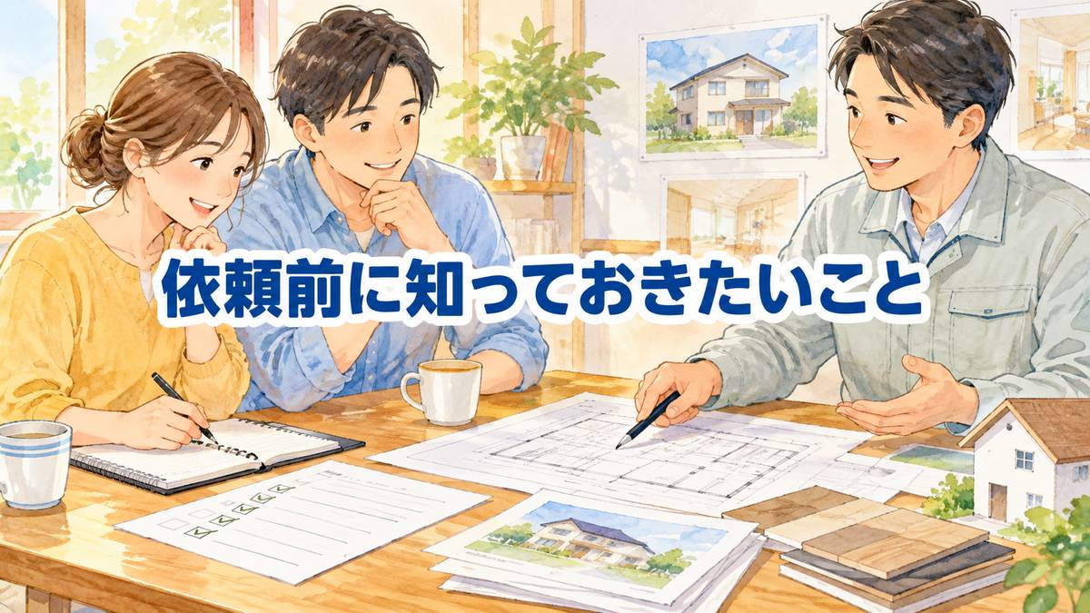 依頼前に知っておきたいこと