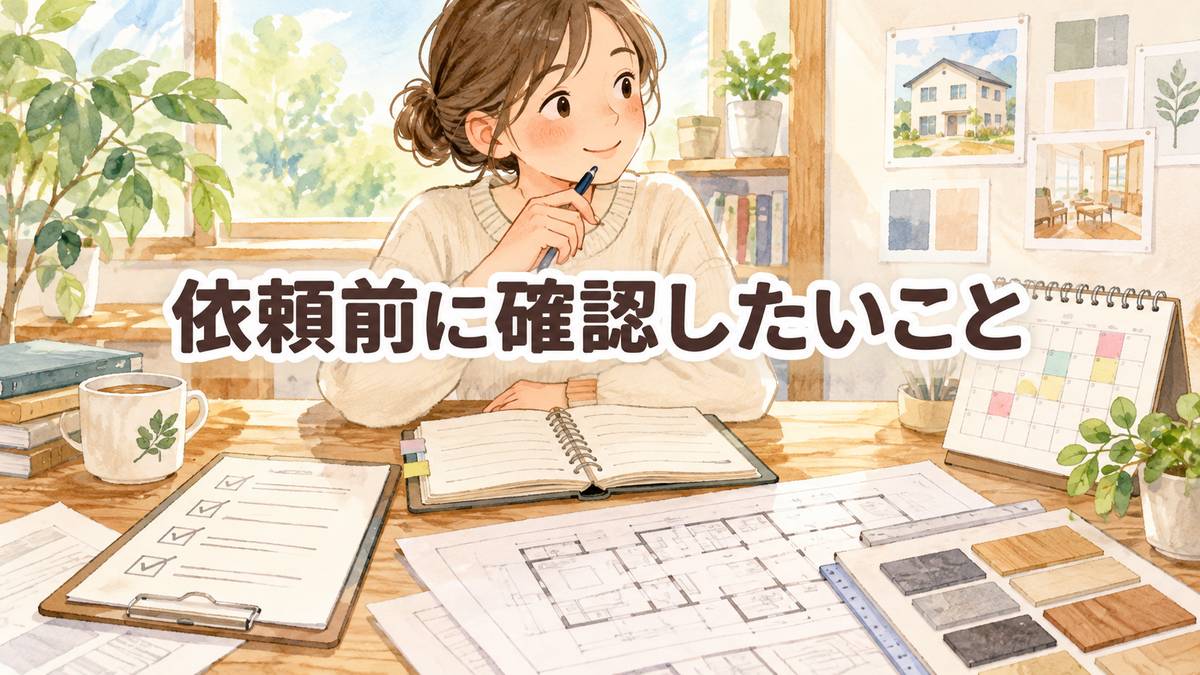 依頼前に確認したいこと