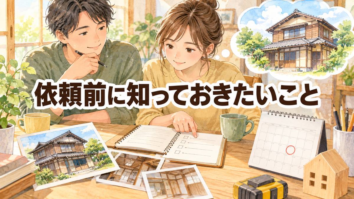 依頼前に知っておきたいこと