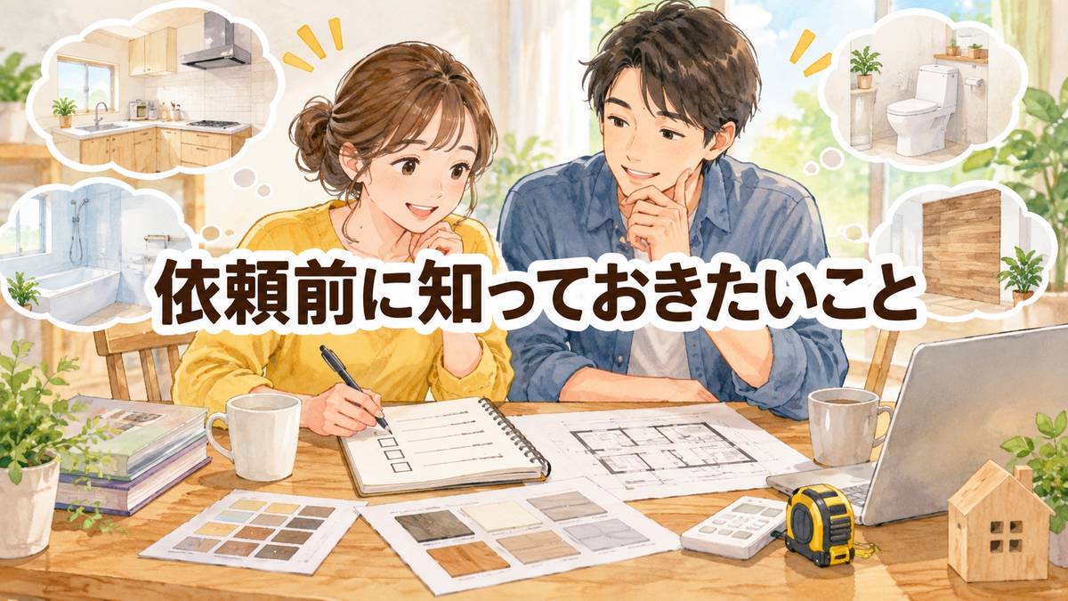 依頼前に知っておきたいこと