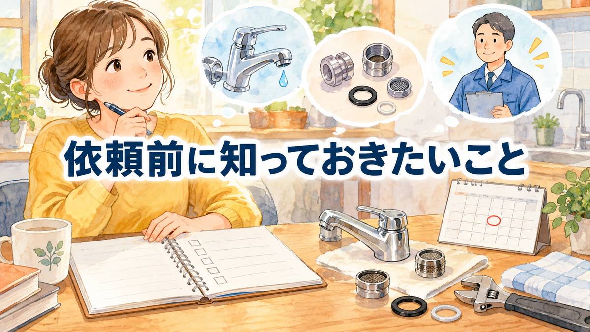 依頼前に知っておきたいこと
