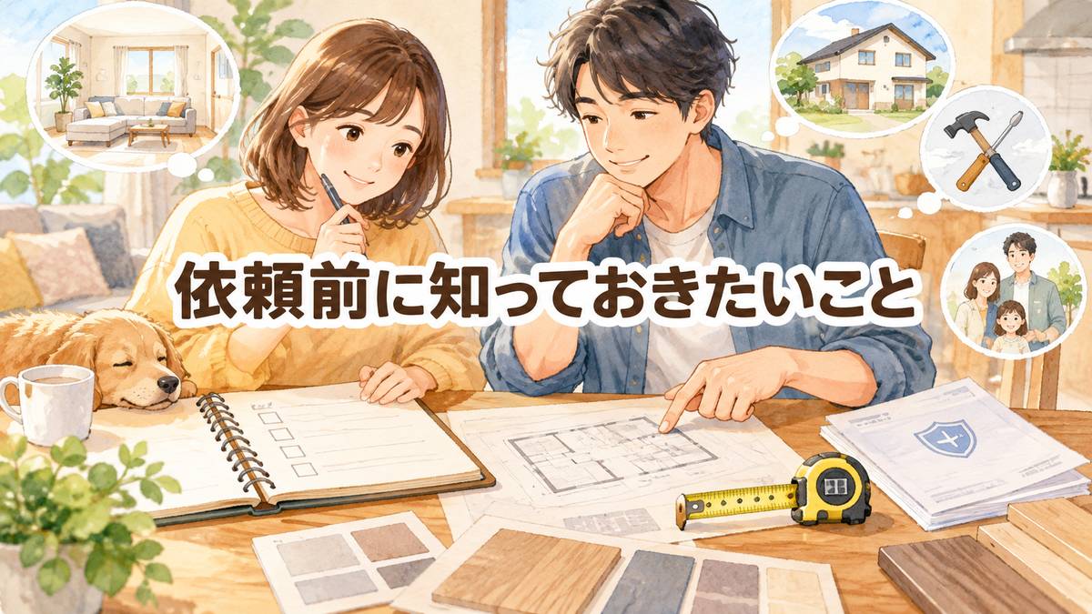 依頼前に知っておきたいこと