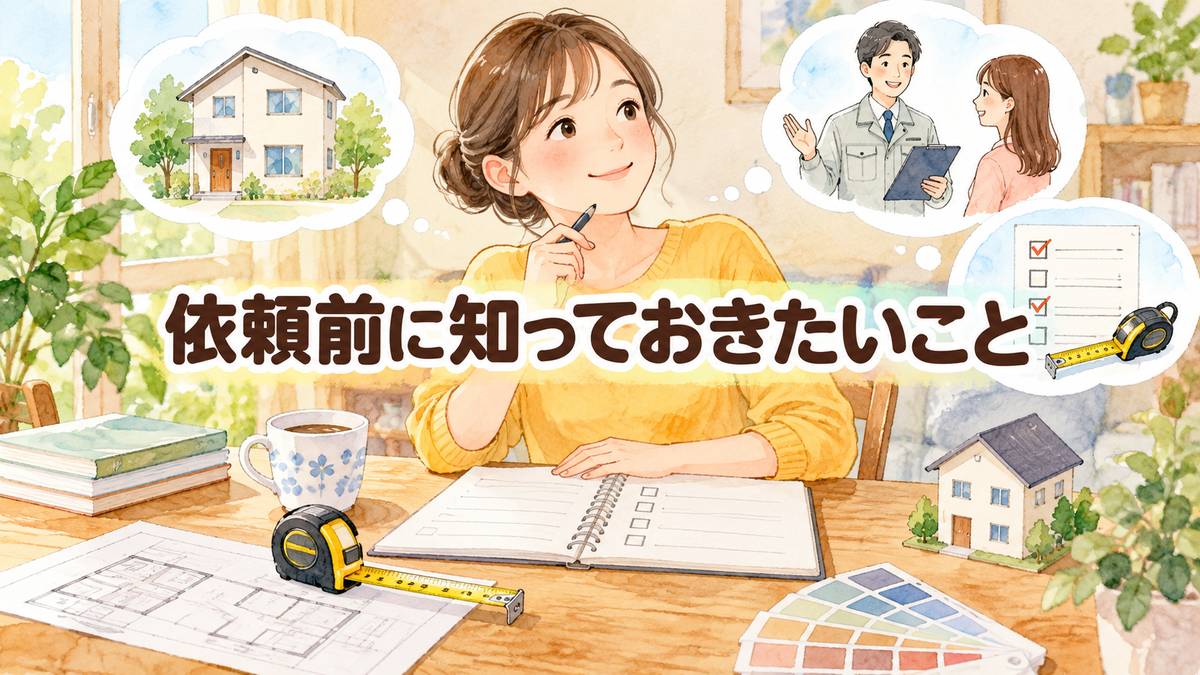 依頼前に知っておきたいこと