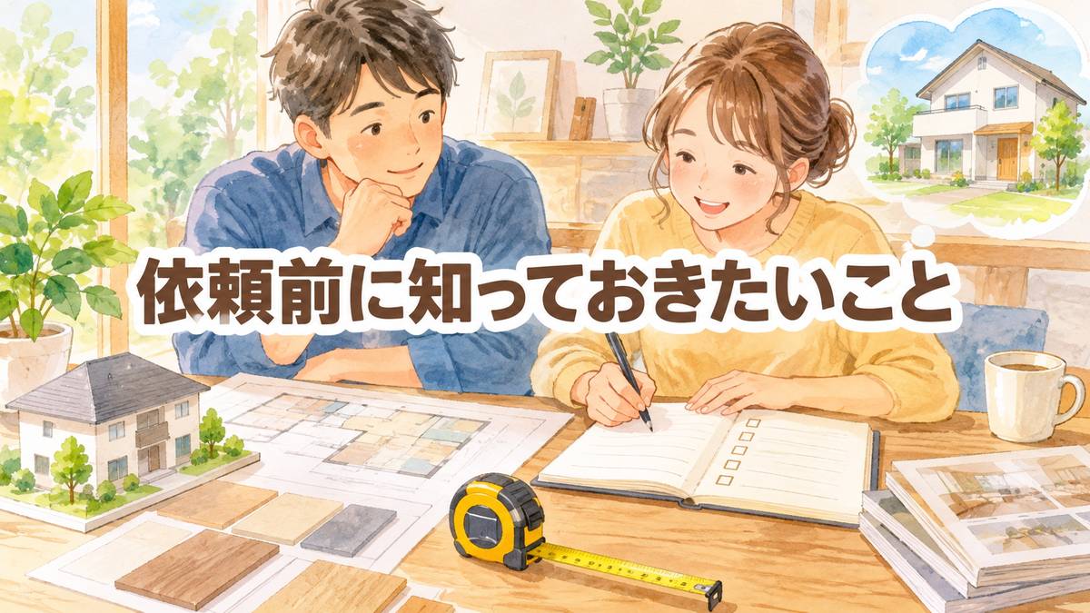 依頼前に知っておきたいこと