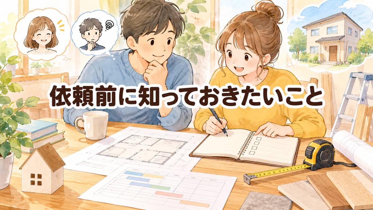 依頼前に知っておきたいこと