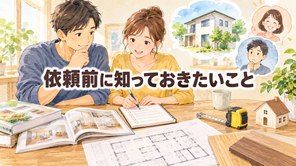 依頼前に知っておきたいこと