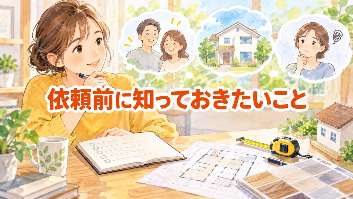 依頼前に知っておきたいこと