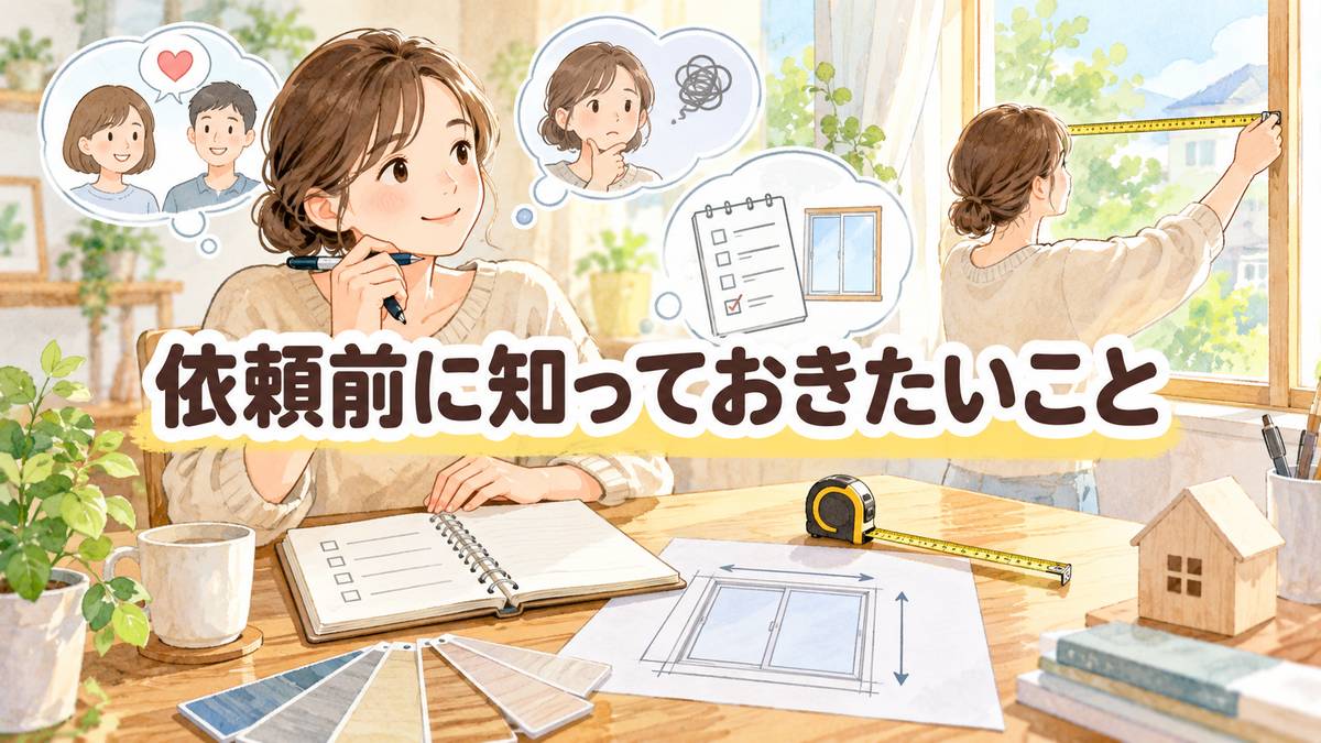 依頼前に知っておきたいこと