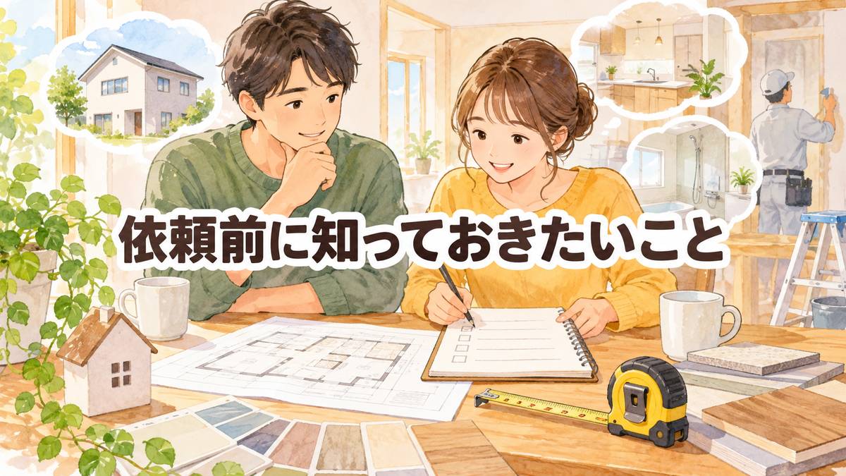 依頼前に知っておきたいこと