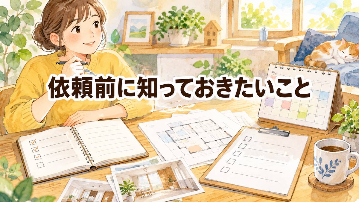 依頼前に知っておきたいこと