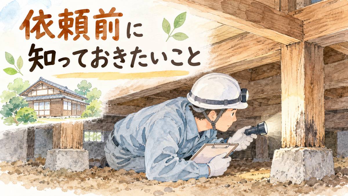 依頼前に知っておきたいこと