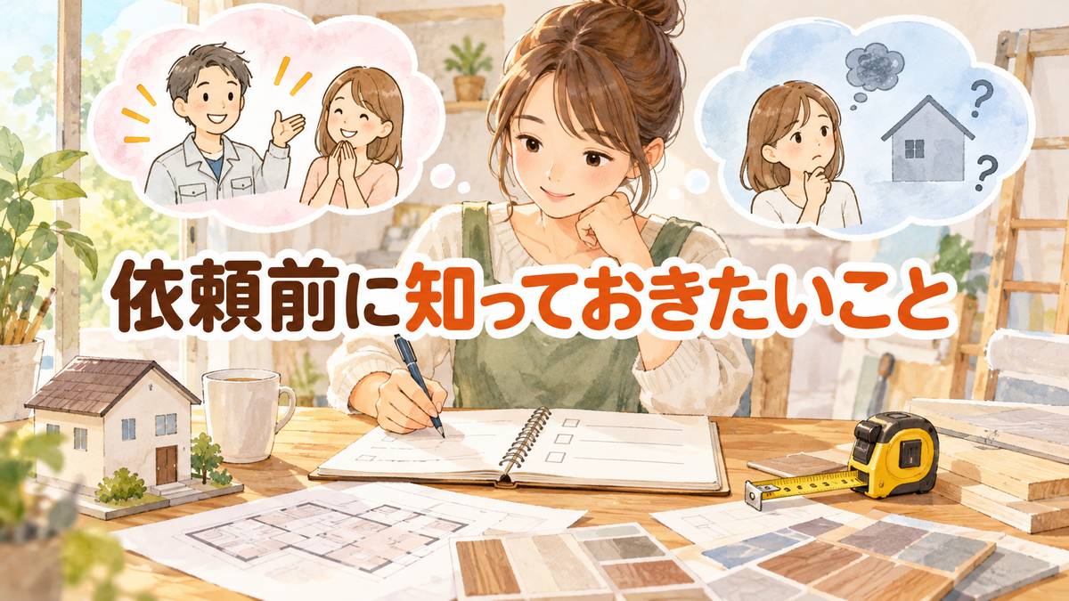 依頼前に知っておきたいこと