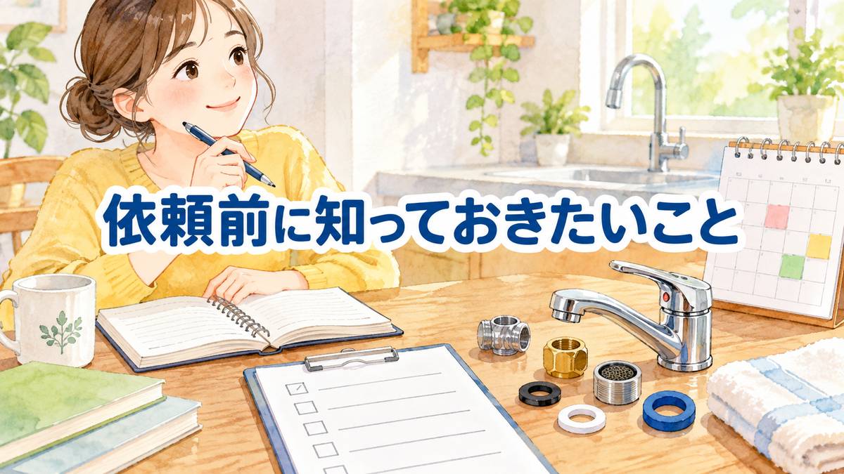 依頼前に知っておきたいこと