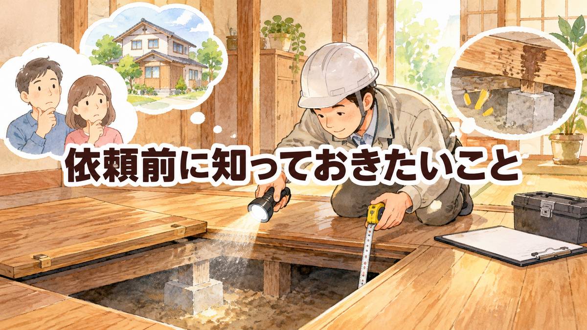 依頼前に知っておきたいこと