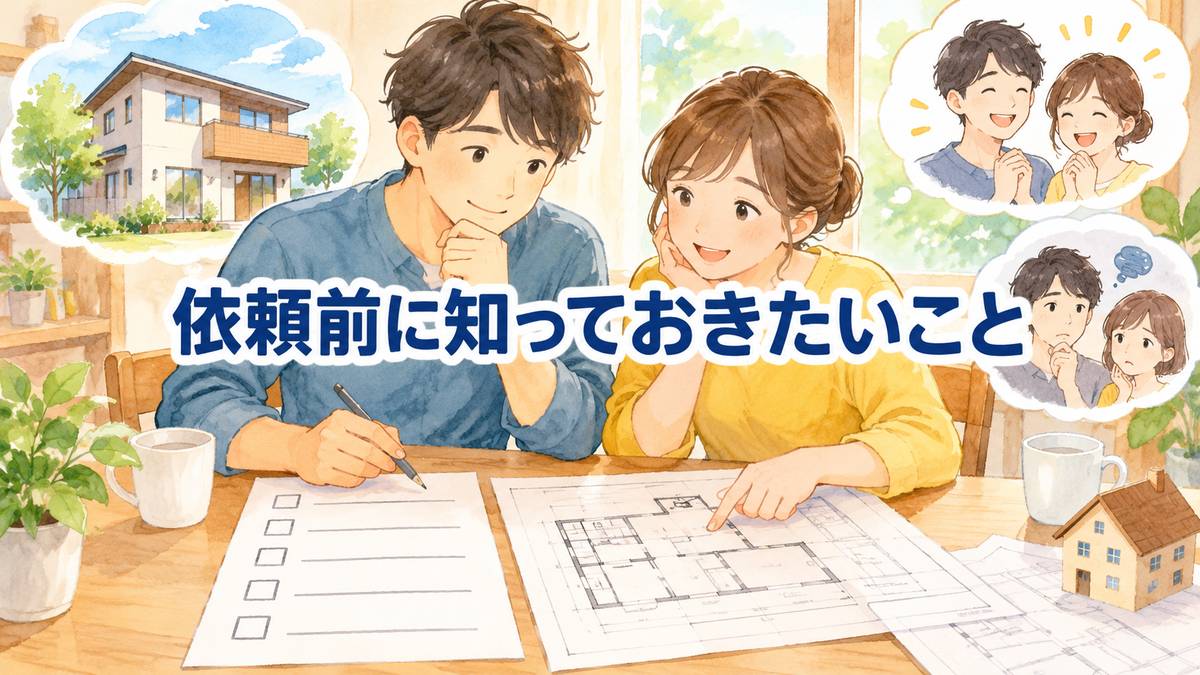 依頼前に知っておきたいこと