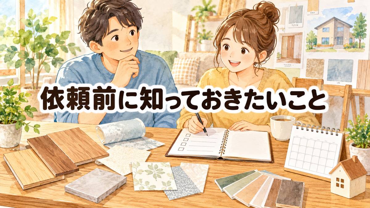 依頼前に知っておきたいこと