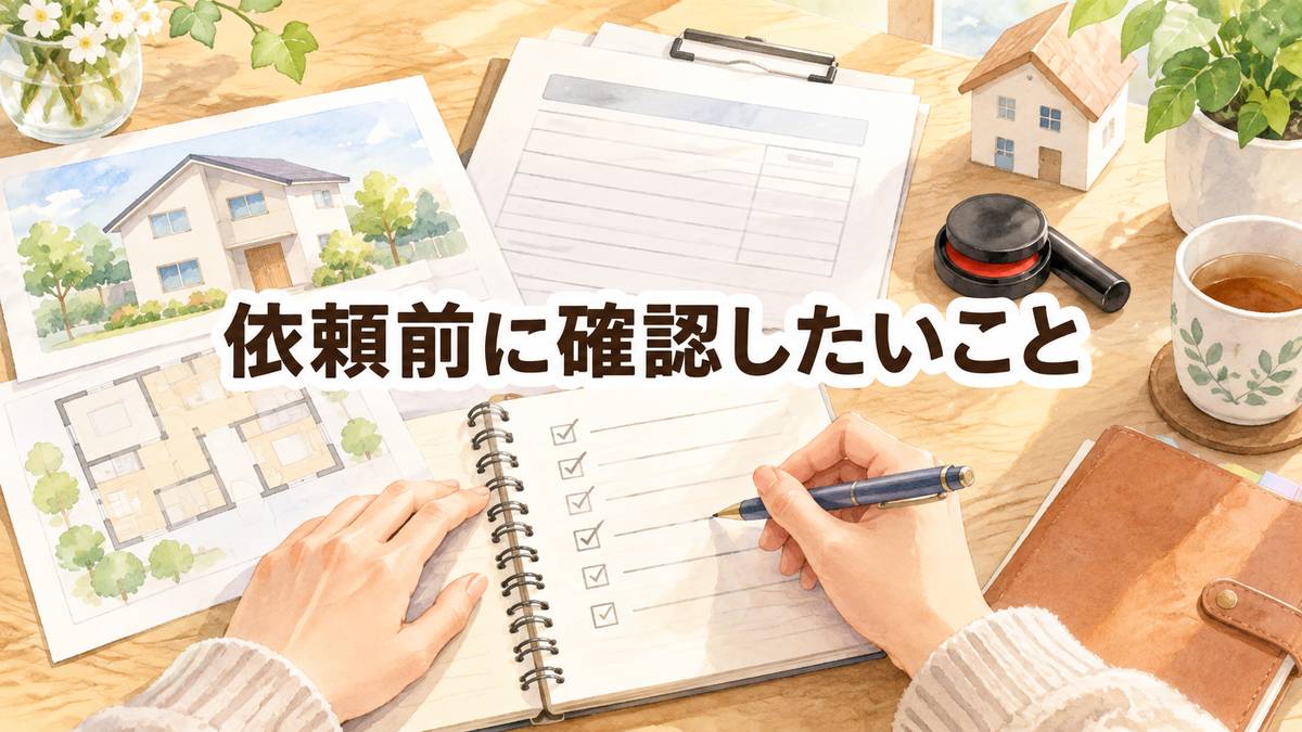 依頼前に確認したいこと