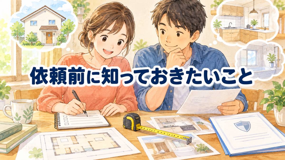 依頼前に知っておきたいこと
