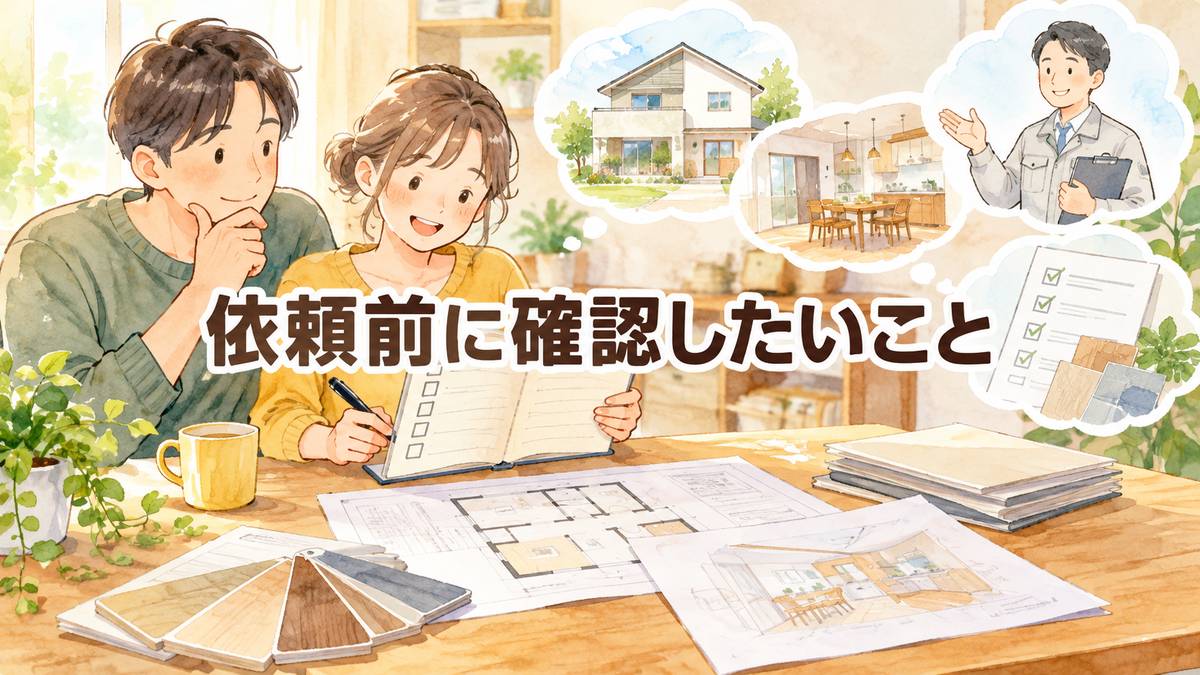 依頼前に確認したいこと
