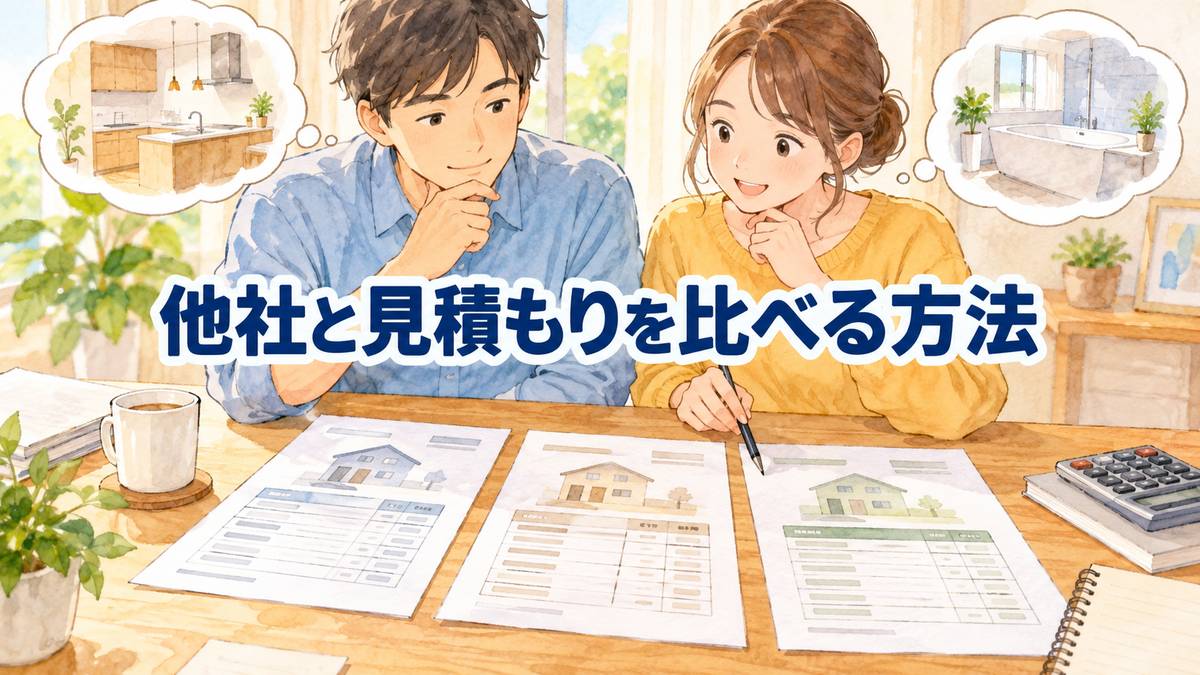 他社と見積もりを比べる方法