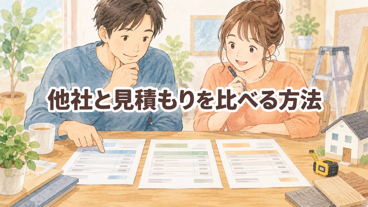 他社と見積もりを比べる方法