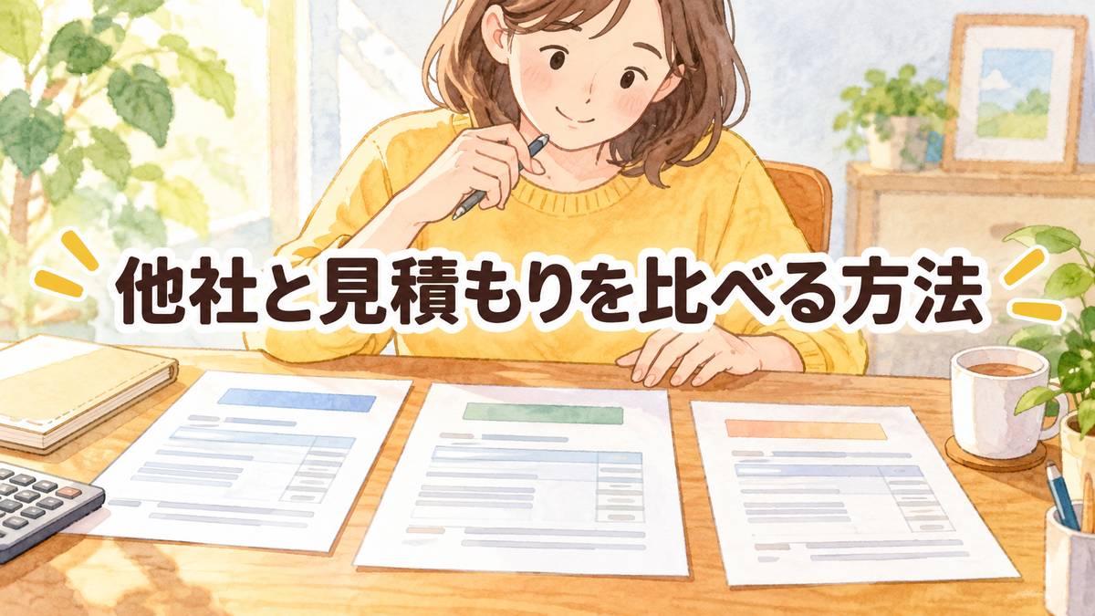 他社と見積もりを比べる方法