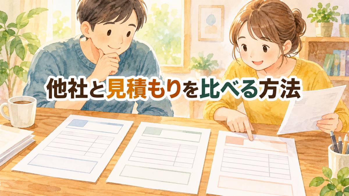 他社と見積もりを比べる方法