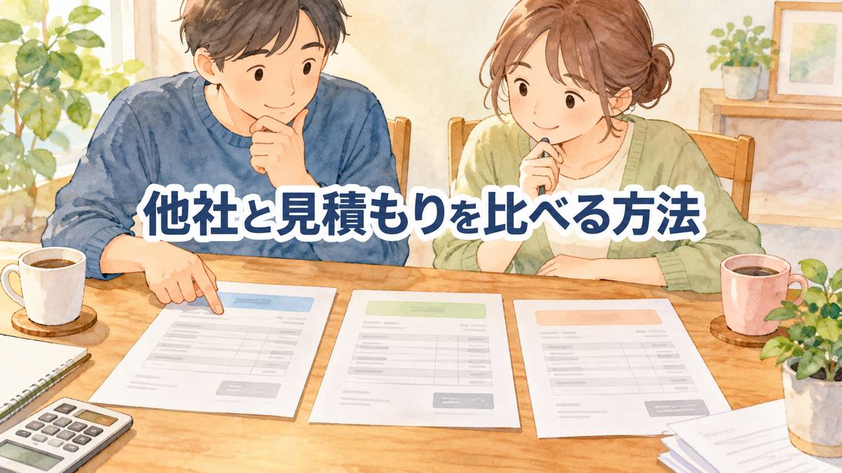 他社と見積もりを比べる方法