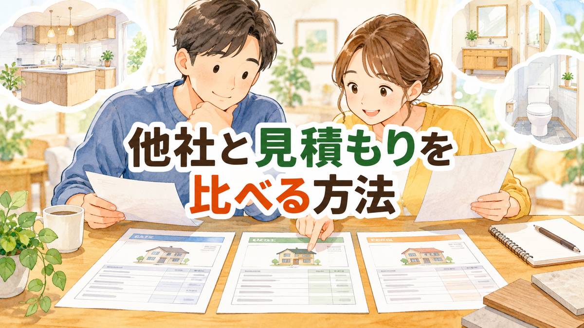 他社と見積もりを比べる方法