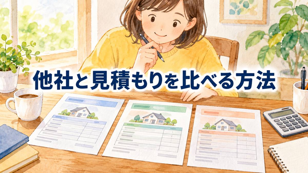 他社と見積もりを比べる方法