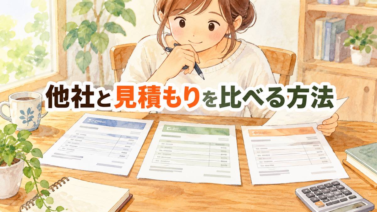他社と見積もりを比べる方法