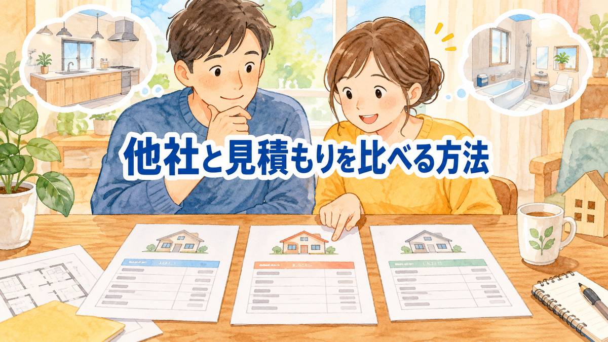 他社と見積もりを比べる方法