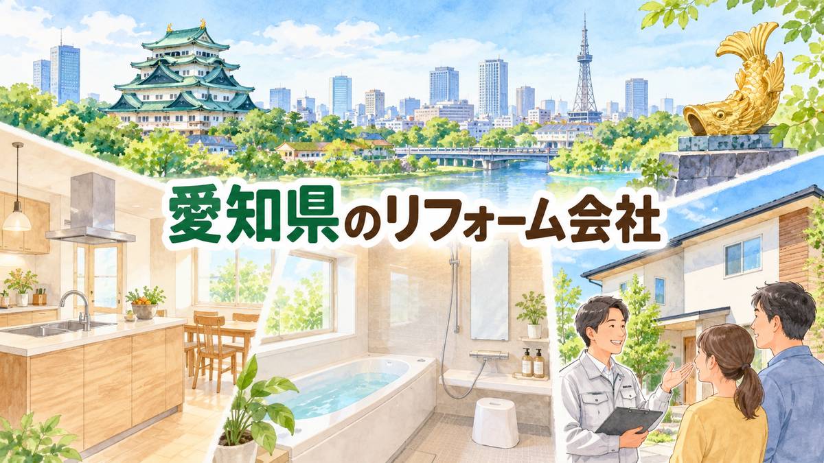 【愛知県】地元のリフォーム会社10選｜市区町村や駅からも探せる