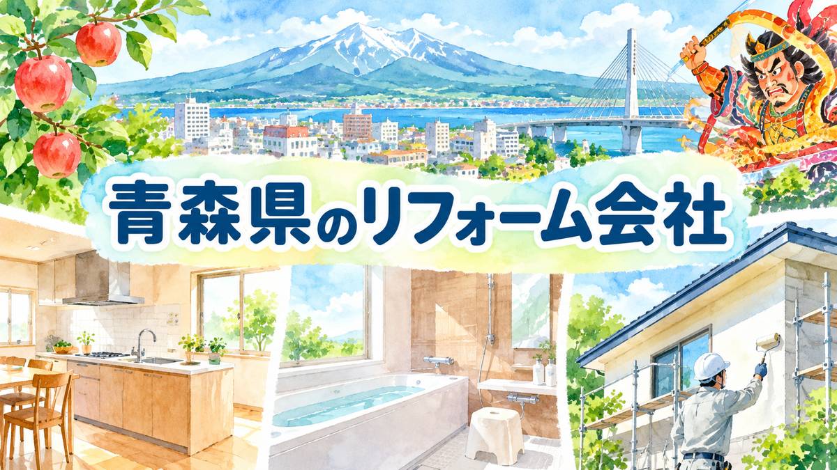 【青森県】地元のリフォーム会社9選｜市区町村や駅からも探せる