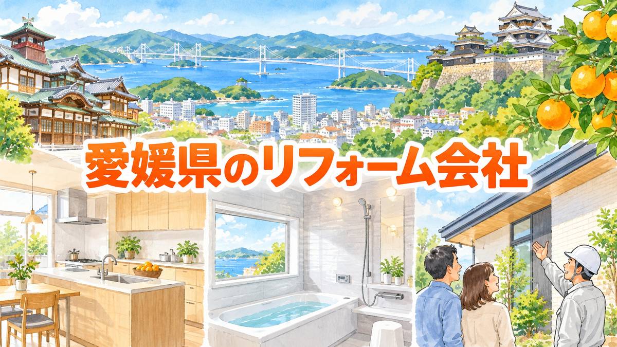 【愛媛県】地元のリフォーム会社10選｜市区町村や駅からも探せる