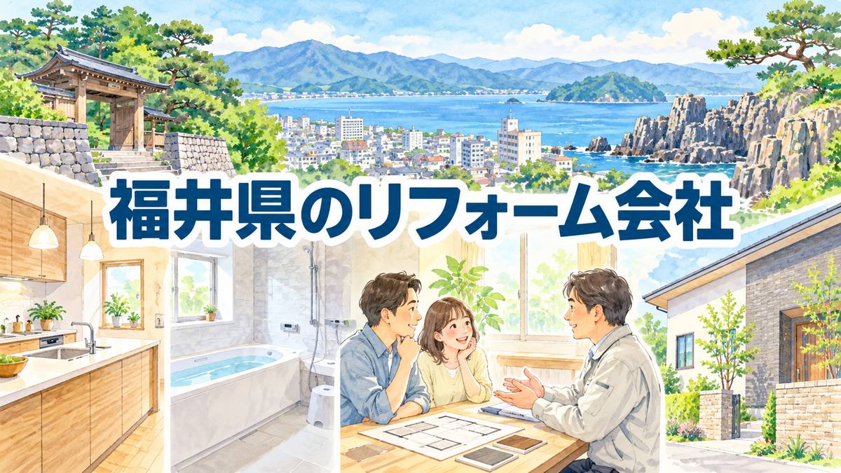 【福井県】地元のリフォーム会社6選｜市区町村や駅からも探せる