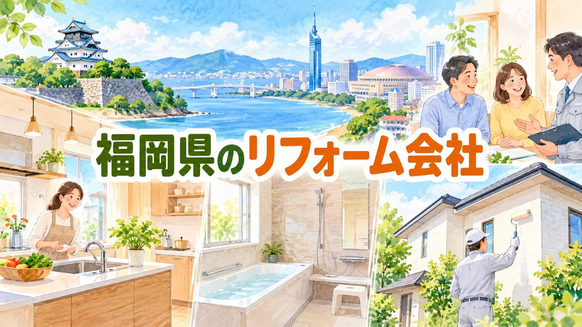 【福岡県】地元のリフォーム会社9選｜市区町村や駅からも探せる