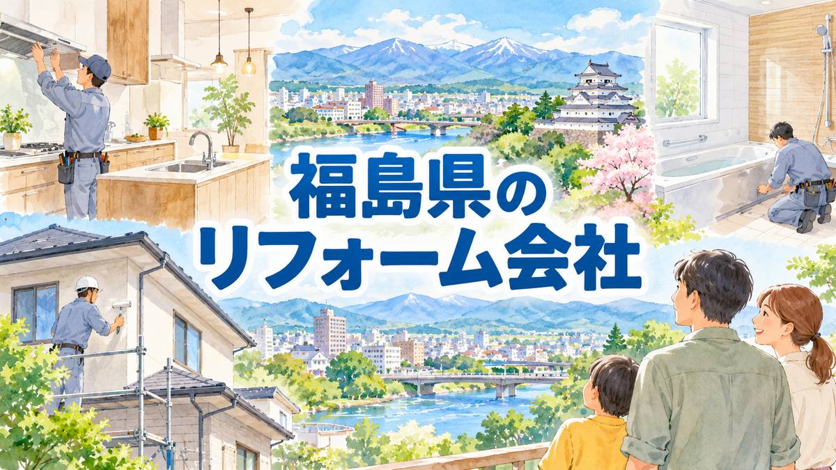 【福島県】地元のリフォーム会社7選｜市区町村や駅からも探せる