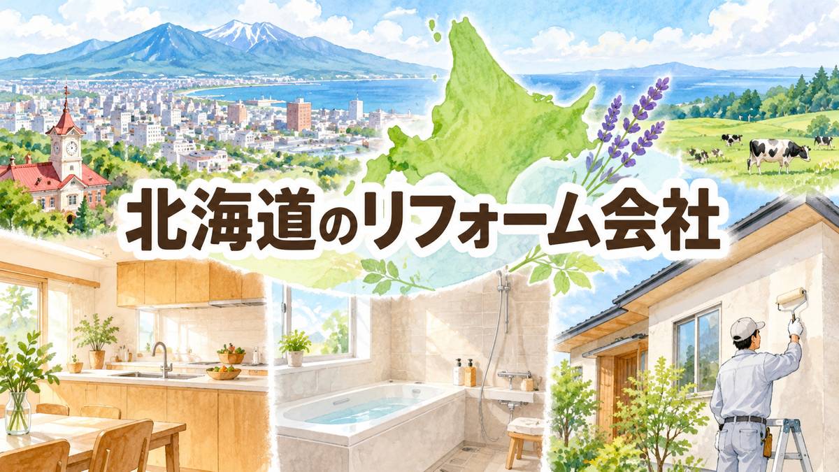 【北海道】地元のリフォーム会社6選｜市区町村や駅からも探せる