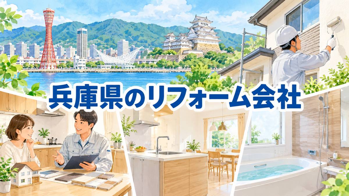 【兵庫県】地元のリフォーム会社8選｜市区町村や駅からも探せる