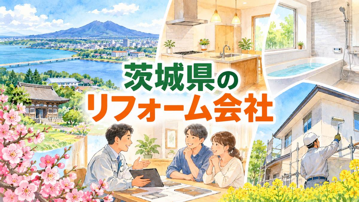 【茨城県】地元のリフォーム会社6選｜市区町村や駅からも探せる